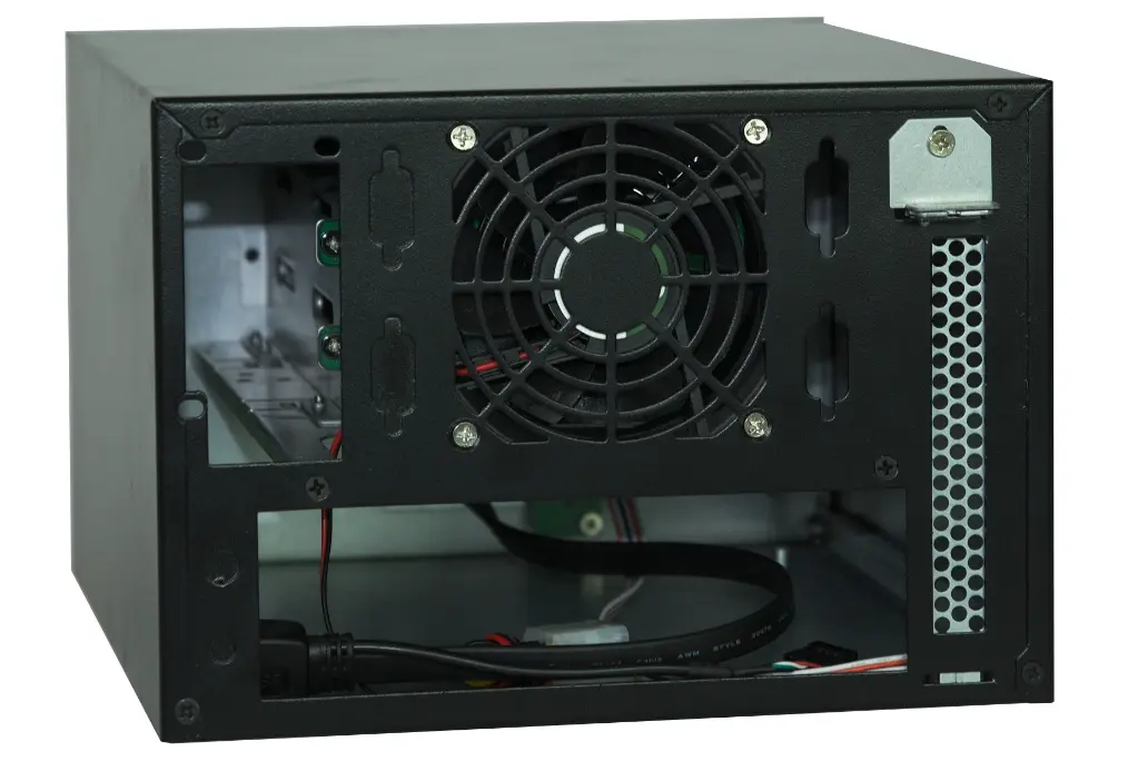 Boîtier Mini Tour ITX 2 Baies Externe Hot swap.webp
